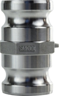 SA-150-A by Midland | Cam and Groove | Part A | Spool Adapter | 1-1/2" Male Adapter x 1-1/2" Male Adapter | Straight | Aluminum