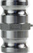 SA-150-A by Midland | Cam and Groove | Part A | Spool Adapter | 1-1/2" Male Adapter x 1-1/2" Male Adapter | Straight | Aluminum