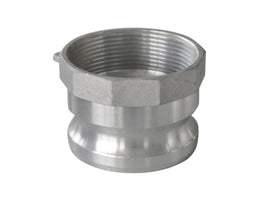 61912 (61-912) by Midland | Cam and Groove (Lite Pattern) | Type A | 1" Male Adapter x 1" Female NPT | Straight | Aluminum
