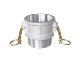 61922 (61-922) by Midland | Cam and Groove (Lite Pattern) | Type B | 1" Female Coupler x 1" Male NPT | Straight | Aluminum