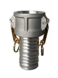 61940 (61-940) by Midland | Cam and Groove (Lite Pattern) | Type C | 6" Female Coupler x 6" Hose Shank | Straight | Aluminum