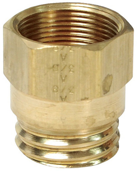 61RBSG-08 by Dixon Valve | Air Brake Fitting for Rubber Hose | Spring Guard Nut | 1/2" Hose Size | Brass Alloy 360