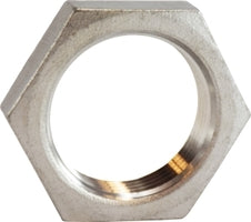 62710 by Midland | 150# Stainless Steel Fitting | Hex Locknut | 3" Female NPT | 304 Stainless Steel