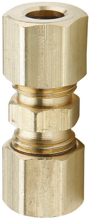 62C-10 by Dixon Valve | Compression Fitting | Union | 5/8" Tube OD x 5/8" Tube OD | Brass