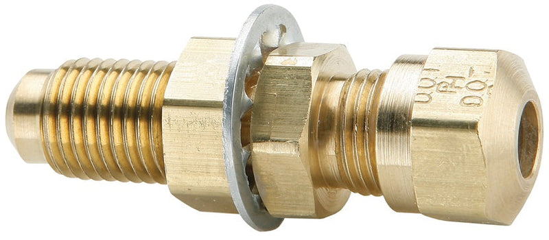 62NFBH10 by Dixon Valve | Air Brake Fitting | Bulkhead Union | 5/8" Tube Size x 13/16"-18 Thread | Brass