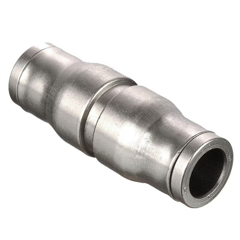62PLM-6M by Parker | Prestolok PLM Metal Push-to-Connect Fittings | Tube to Tube Fittings | 6 mm Tube Size | 12.00 mm Height | 12.00 mm Width | 36.50 mm Length | Straight | Electroless Nickel-Plated Brass | Pack of 10
