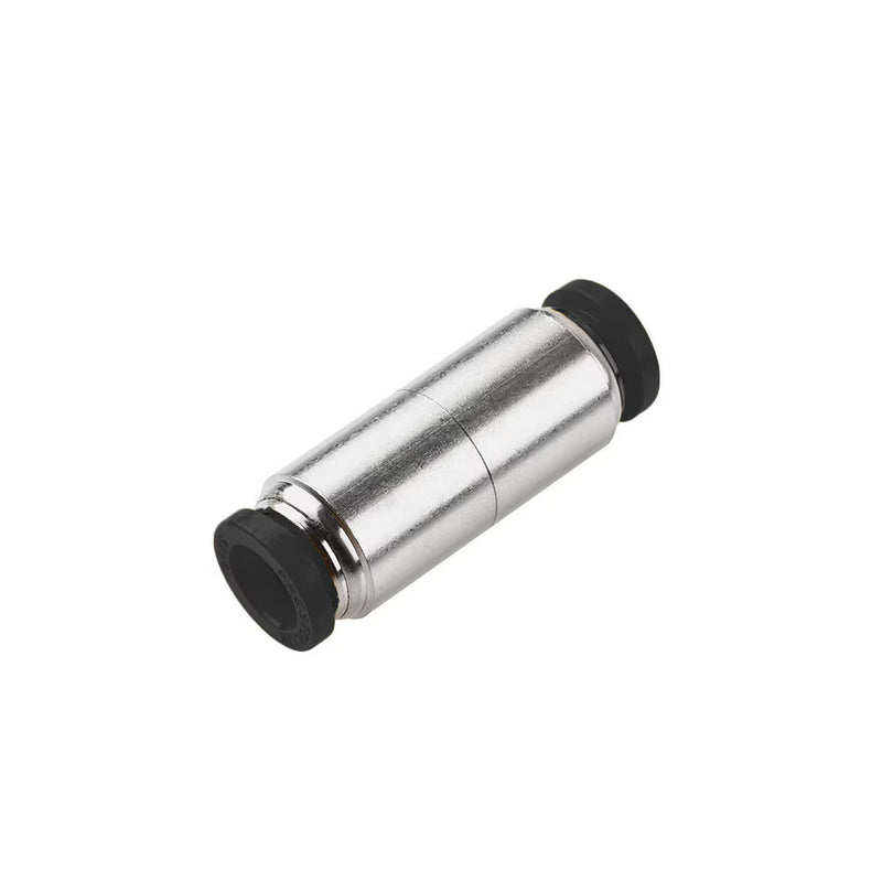 62PLP-6 by Parker | Prestolok PLP Push-to-Connect Fittings | Tube to Tube | 3/8" Union Tube Size | .625" O.D | 1.66" Length | .312" Flow Dia. | Straight | Nickel-Plated Brass | Pack of 10