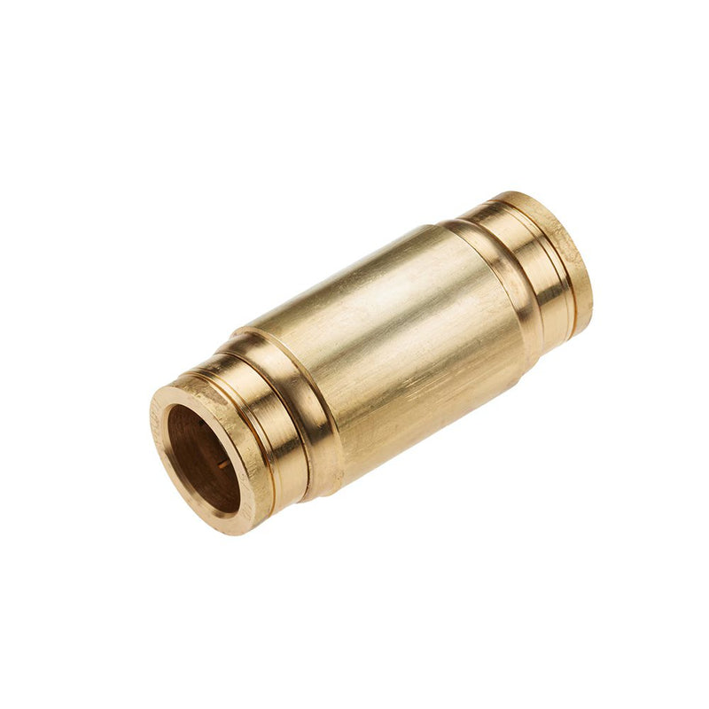 62PTC-4 by Parker | Tube to Tube Fitting | Union | 1/4" Push-to-Connect Reducer | 1.37" Length | Straight | Brass | Pack of 10