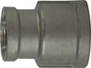 63426 by Midland | 150# Stainless Steel Fitting | Reducing Coupling | 2-1/2" Female NPT x 1" Female NPT | Straight | 316 Stainless Steel