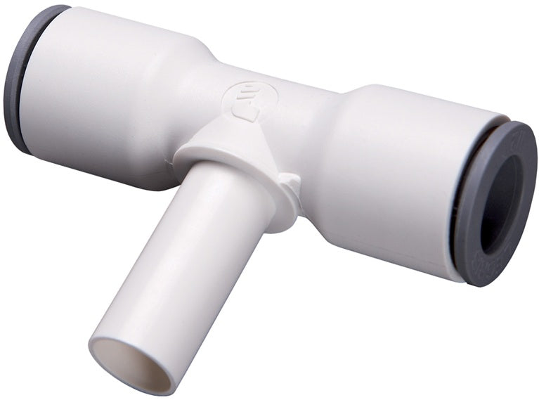 63885600WP2 by Dixon Valve | LIQUIfit™ Fitting | Plug-in Tee | 1/4" Tube OD x 1/4" Tube OD x 1/4" Plug-In (Branch) | Nylon