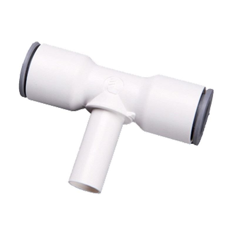 6388 08 00WP2 by Parker | Legris Plug-In Fitting | 8 mm Tube Size x 8 mm Tube Size | 46 mm Length | Tee | Polymer