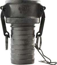 63932 (63-932) by Midland | Cam and Groove (Lite Pattern) | Type C | 1" Female Coupler x 1" Hose Shank | Straight | 316 Stainless Steel