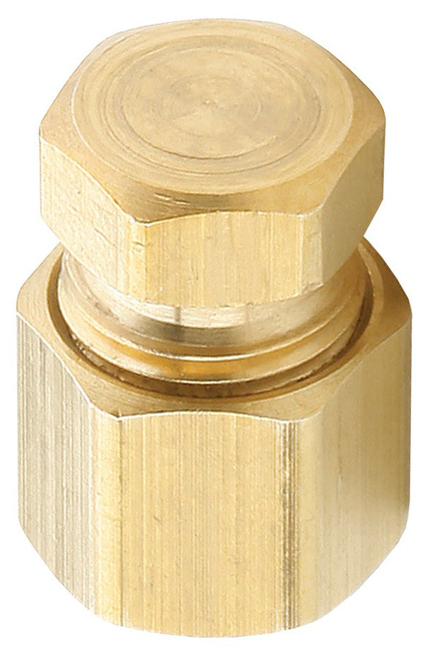 639C-04 by Dixon Valve | Compression Fitting | Seal Plug | 1/4" Tube OD | Brass