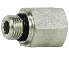 6405O148 by Midland | Hydraulic Male O-Ring to Female Pipe Adapter | 7/8" Male O-Ring x 1/2" Female Pipe | Steel