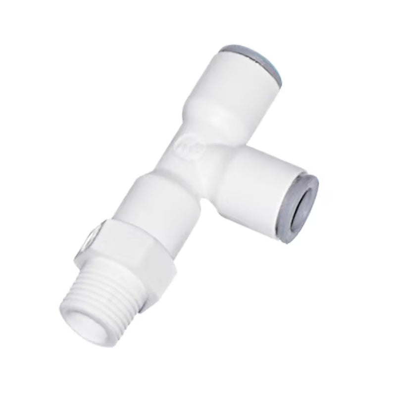 6503 06 13WP2 by Parker | Legris Stud Swivel Fitting | 6 mm Tube Size x 1/4" Male BSPT Thread | Tee | Polymer
