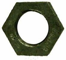 65707 by Midland | Malleable Iron #150 Fitting | Locknut | 1-1/2" Female NPT | Black Iron