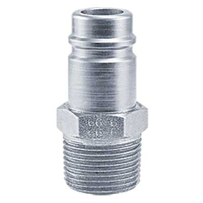 B-B6M6-S Breco by Foster | One Way Shut-Off | B Series | 3/4" Plug x 3/4" Male NPT Thread | Steel