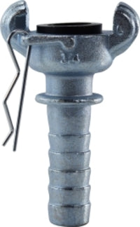 66001 by Midland | Universal Coupling | 3/8" Hose Barb | Straight | Ductile Iron