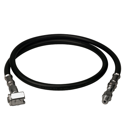 6615-G by Alemite | Pump Accessory | Pump Hose Assemblies | All Manual and High Pressure | Hose length: 5-1/2ft | use with Giant Button Head Fittings