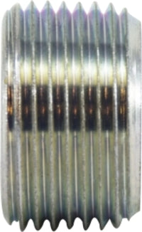 66700 (66-700) by Midland | Steel Fitting | Face Bushing | 1/4" Male NPTF x 1/8" Female NPTF | Straight | Zinc Plated Steel