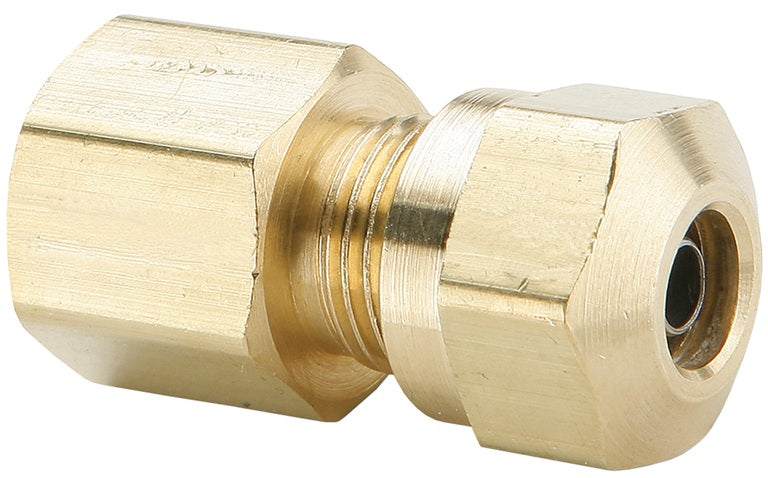 66NAB64 by Dixon Valve | Air Brake Fitting | Female Connector | 1/4" Female NPT x 3/8" Tube Size | Brass