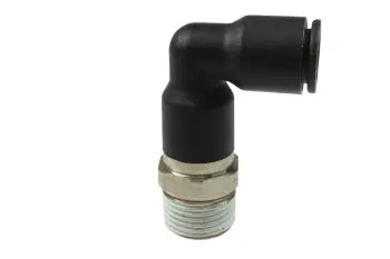 CL670604S by Coilhose | COILOCK™ Push-To-Connect Fitting | 3/8" Tube OD x 1/4" Male NPT Swivel | 90° Elbow | Plastic
