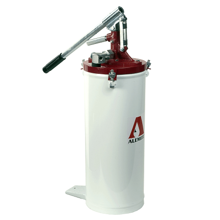 6713-4 by Alemite | Manual Pumps | Bucket Pumps | High Pressure Bucket Pump | Outlet: 1/4" Female NPTF | Capacity: 30 Lb. | Pressure: Up to 15000 PSI