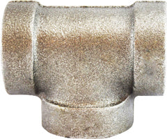 68260 by Midland | Extra Heavy Malleable Iron 300# Fitting | 3" Female NPT x 3" Female NPT x 3" Female NPT | Tee | Galvanized Iron