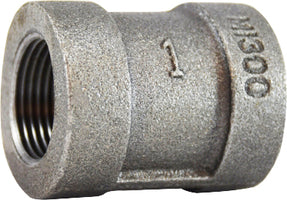 68421 by Midland | Extra Heavy Malleable Iron 300# Fitting | Coupling | 4" Female NPT x 4" Female NPT | Straight | Galvanized Iron