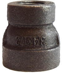 68451 by Midland | Extra Heavy Malleable Iron 300# Fitting | Reducing Coupling | 2" Female NPT x 3/4" Female NPT | Straight | Galvanized Iron