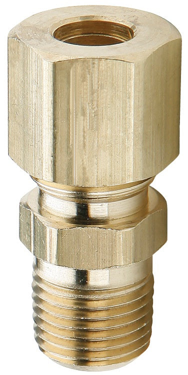 68C-1208 by Dixon Valve | Compression Fitting | Male Connector | 1/2" Male Pipe x 3/4" Tube OD | Brass