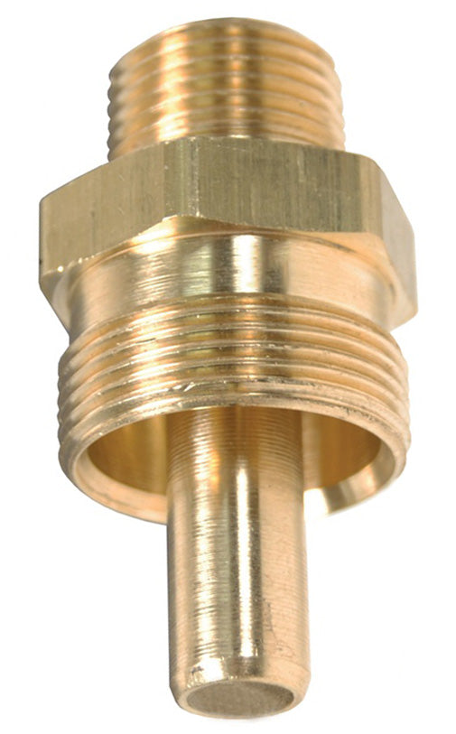 68RB-0608B by Dixon Valve | Air Brake Fitting for Rubber Hose | Male Connector | 1/2" Male NPT x 3/8" Tube OD | Brass Alloy 360