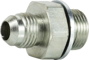 7002-16-24 by Midland | Hydraulic JIC to BSPP Connector | 1" Male JIC 37° Flare x 1-1/2" Male BSPP | Steel