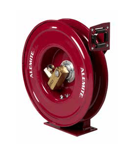 7337-C by Alemite | Severe Duty Reels | Diesel Fuel Oil | Bare Reel | Reel Inlet: 3/4" Female NPTF | Reel Outlet: 3/4" Female NPTF Swivel | Max Pressure: 300 PSI