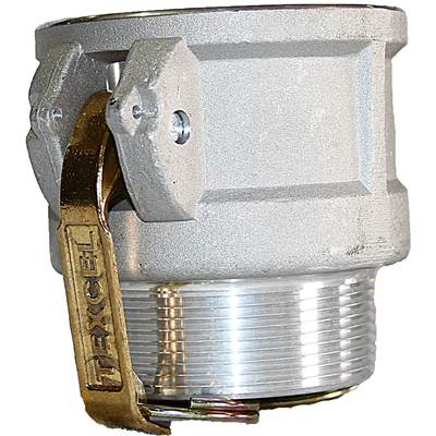 2.5-B-SS by Texcel | CAM & GROOVE COUPLING LINE | Type B | 2-1/2" Female Coupler x 2-1/2" Male NPT Thread | Straight | Stainless Steel