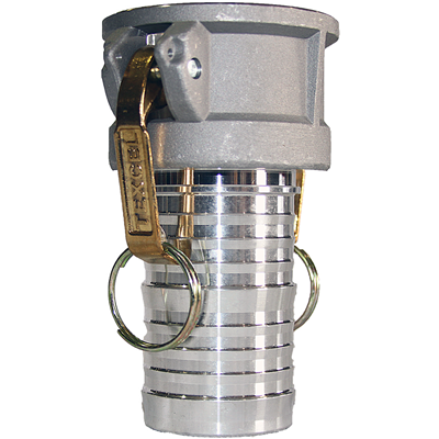 2.5-C-SS by Texcel | CAM & GROOVE COUPLING LINE | Type C | 2-1/2" Female Coupler x 2-1/2" Hose Shank | Straight | Stainless Steel