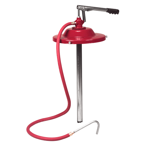 7534-4 by Alemite | Manual Pumps | Oil Dispensing Dual Leverage Pump | Drum size: 16 Gallon | Outlet: 1/2" Female NPTF