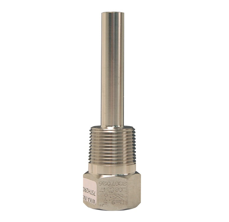 75TH2R045SS by Dixon Valve | Threaded Thermowell | 3/4" Male NPT | 6" Length | 316 Stainless Steel