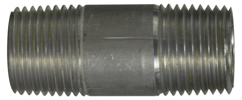 76076 by Midland | Nipple | 1/2" Thread x 12" Length | Straight | Aluminum
