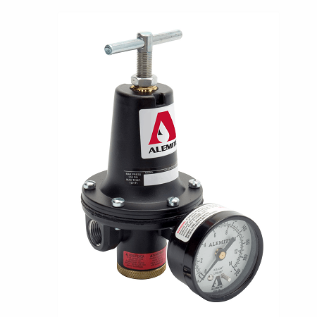 7616-B by Alemite | Regulator | Max inlet Pressure: 250 PSI | Max Regulated Pressure: 125 PSI | Inlet/Outlet: 1" Female NPTF