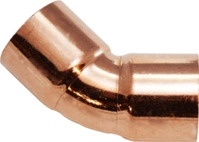77167 (77-167) by Midland | Copper Fitting | Wrot Solder Joint | C x C | 1" ID | 45° Elbow