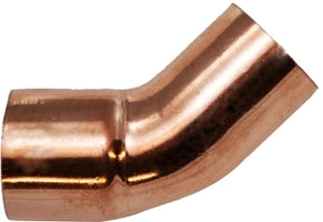 77182 (77-182) by Midland | Copper Fitting | Wrot Solder Joint | FTG x C | 1" ID | 45° Elbow
