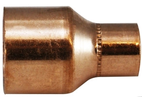 77262 (77-262) by Midland | Copper Fitting | Reducer Coupling with Stop | C x C | 3/4" ID x 1/2" ID | Straight