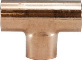 77499 (77-499) by Midland | Copper Fitting | C x C x C | 1" ID x 3/4" ID x 3/4" ID | Tee