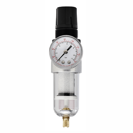 7936 by Alemite | Filter/Regulator | Max Inlet Pressure: 150 PSI | Inlet/Outlet: 1/4" Female NPTF