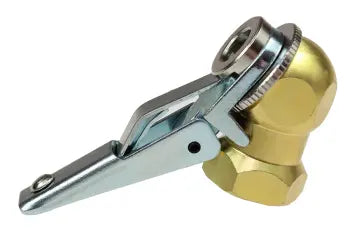 CH09 by Coilhose | Closed Check Ball Chuck & Clip | 1/4" Female NPT Thread | Brass
