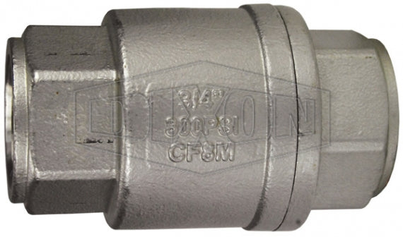 SSCVIL025 by Dixon Valve | Check Valve | 800 PSI  | 1/4" Female NPT x 1/4" Female NPT | 316 Stainless Steel