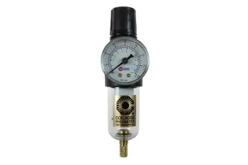 MFC2-GLX by Coilhose | Miniature Series | Integral Filter/Regulator | 1/4" Female NPT Thread | Gauge | 0-50 PSI | 5 Micron Element