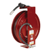 8079-D by Alemite | Shielded Reels for Oil | Connecting Hose Inlet: 1/2" Male | Delivery Hose Outlet: 1/2" Male | Delivery Hose Specification: 1/2" x 50ft (317813-50) | Max Pressure: 1500 PSI