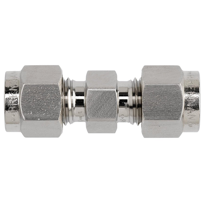 N2403-06-02-SS by Brennan Inc. | -06 Instrumentation Fitting x -02 Instrumentation Fitting | Straight | Stainless Steel